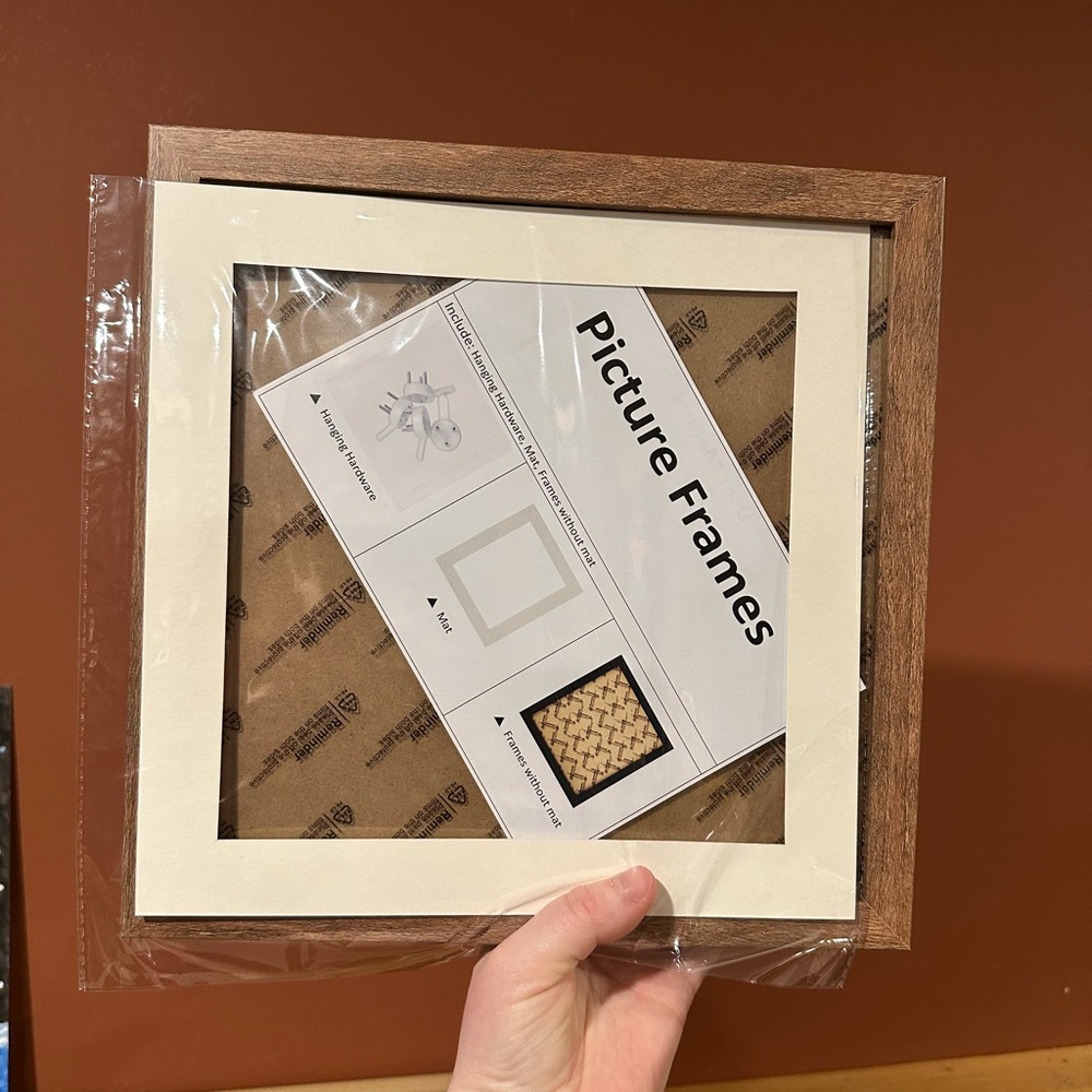 Brown and Cream Picture Frame